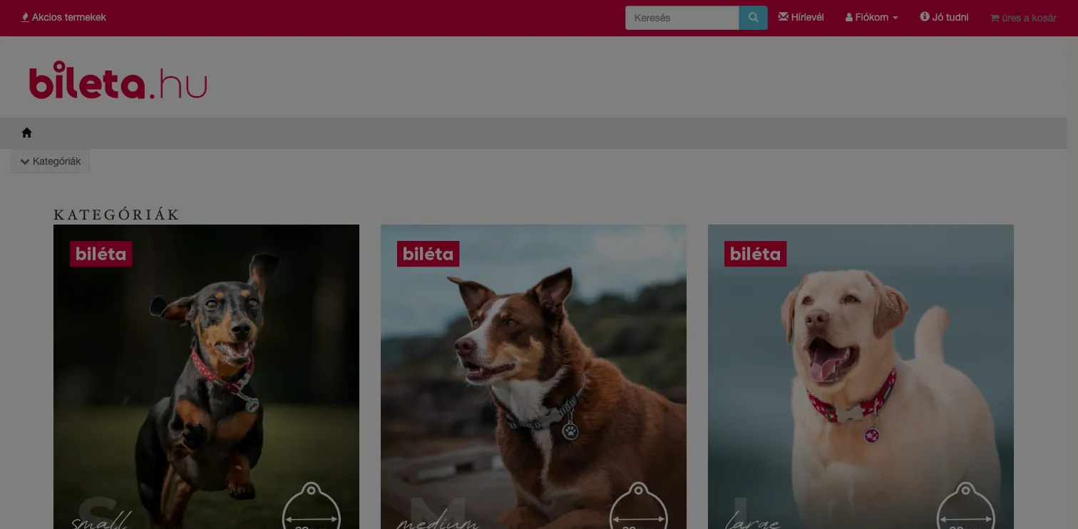 Bileta.hu webáruház