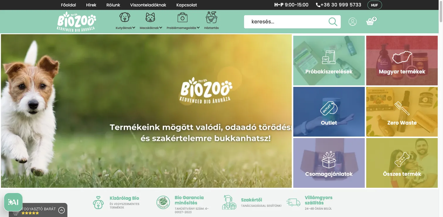 BioZoo.hu webáruház