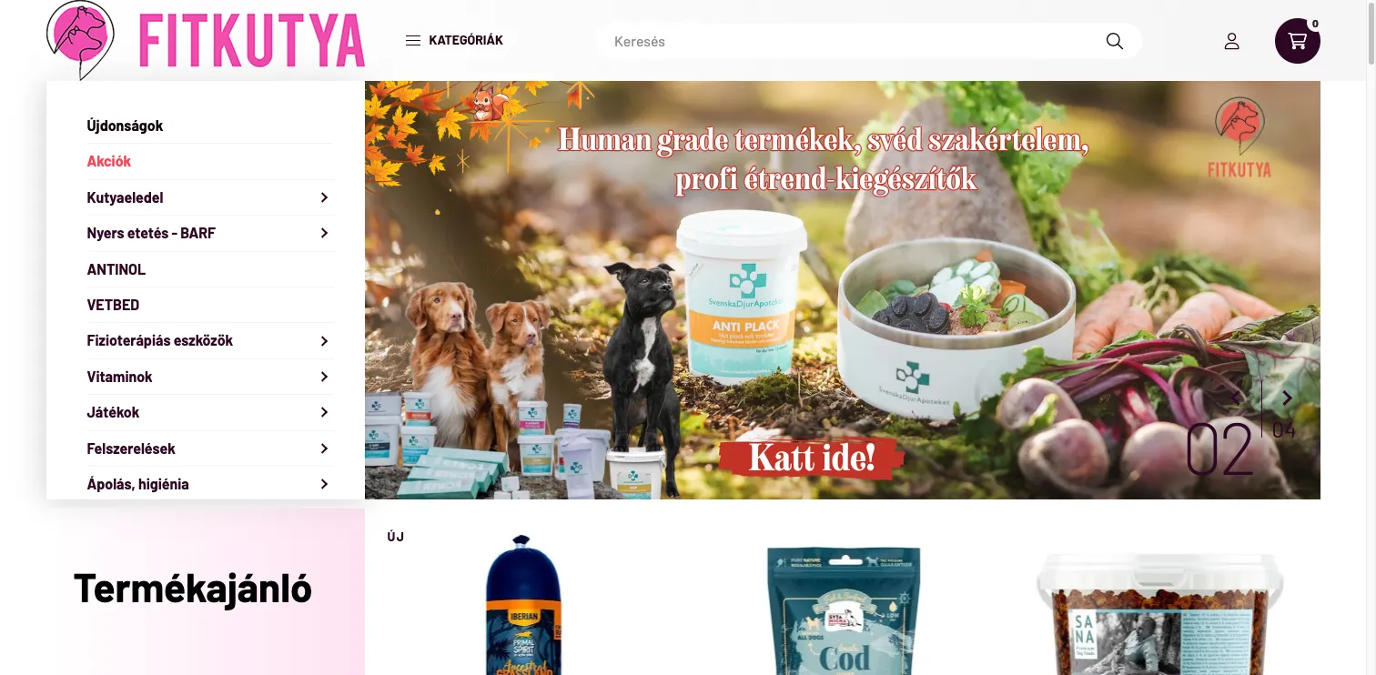 FitKutya.hu webáruház