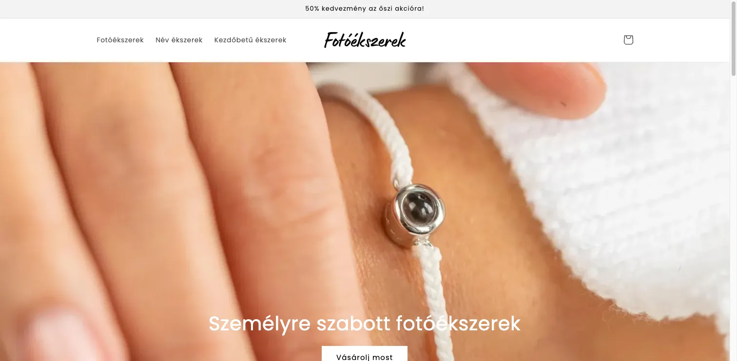 Fotóékszerek webáruház