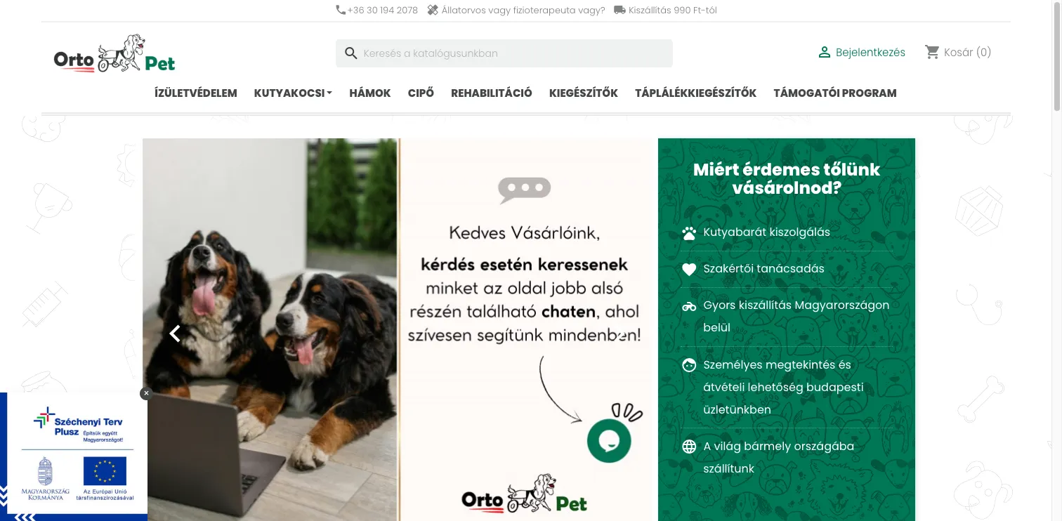 OrtoPet webáruház